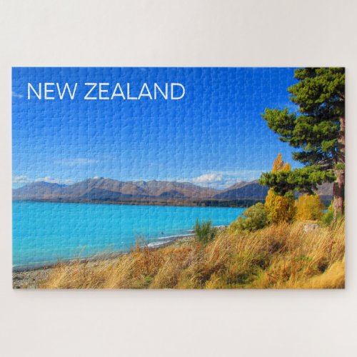 Scenic New Zealand Lake Jigsaw Puzzle