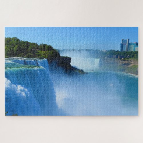 Scenic Niagara Falls Waterfall Jigsaw Puzzle