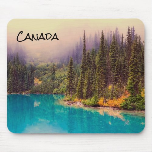 Scenic Northern Landscape Rustic Canada Mouse Pad