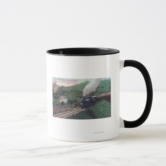 Scenic Northwestern Pacific Train Route Mug (Right)