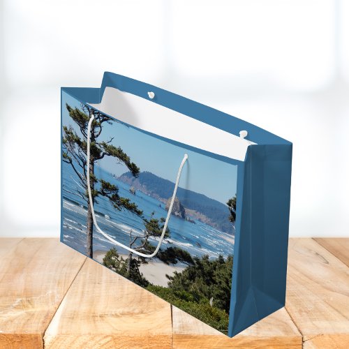 Scenic Ocean Beach Seascape Large Gift Bag