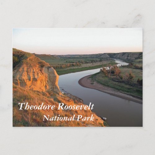 Scenic Overlook Theodore Roosevelt National Park Postcard