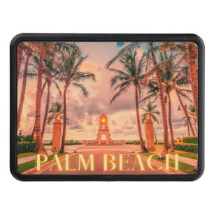 Scenic Palm Beach Pink Skies Hitch Cover