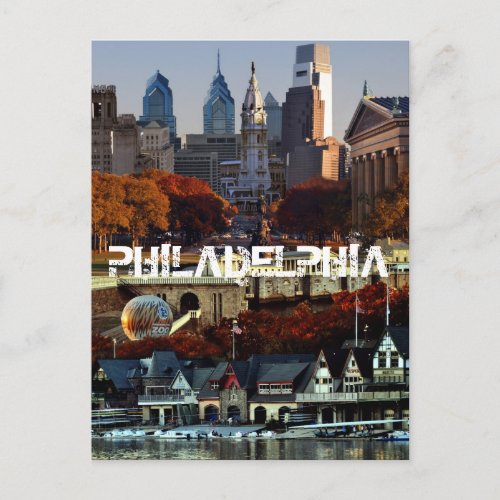 Scenic Philadephia Postcard