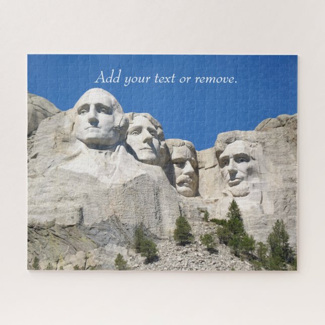 Scenic photo of Mount Rushmore National Memorial, Jigsaw Puzzle (Horizontal)