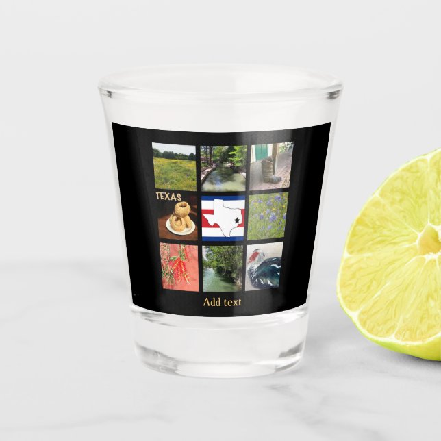 Scenic Photos of Texas  Shot Glass (Front)