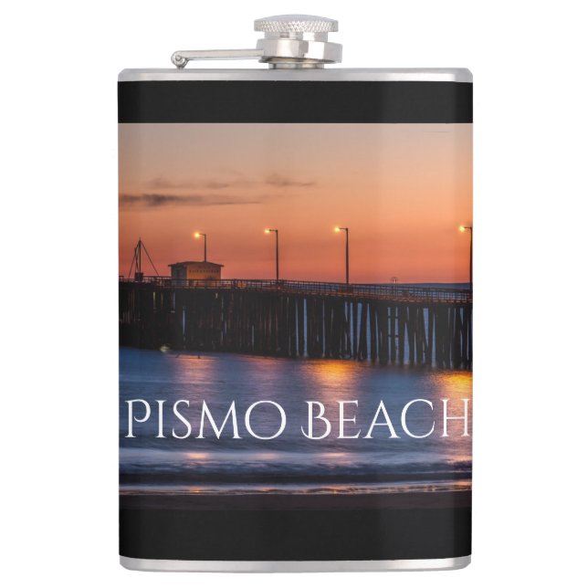 Scenic Pismo Beach Flask (Front)