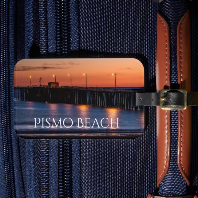 Scenic Pismo Beach Luggage Tag (Front Insitu 4)