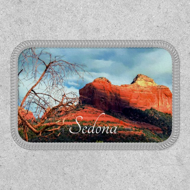 Scenic Red Rocks of Sedona Iron On Patch (Front)