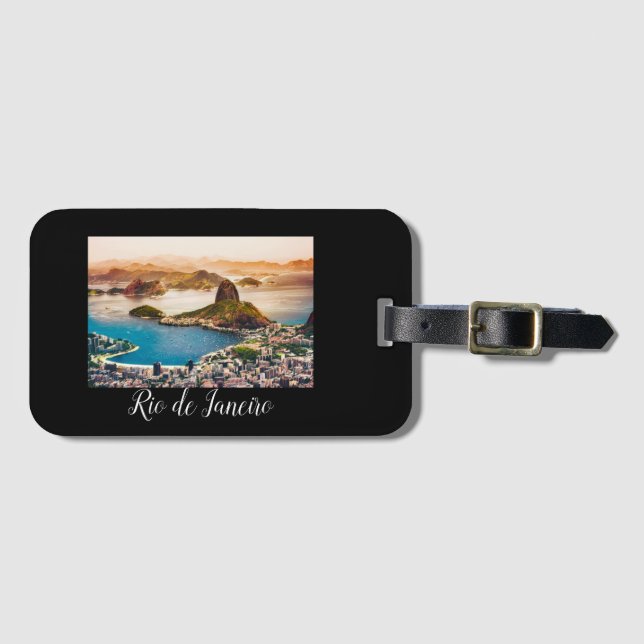 Scenic Rio de Janeiro Luggage Tag (Front Horizontal)