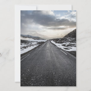 Scenic Road Norway Landscape Card
