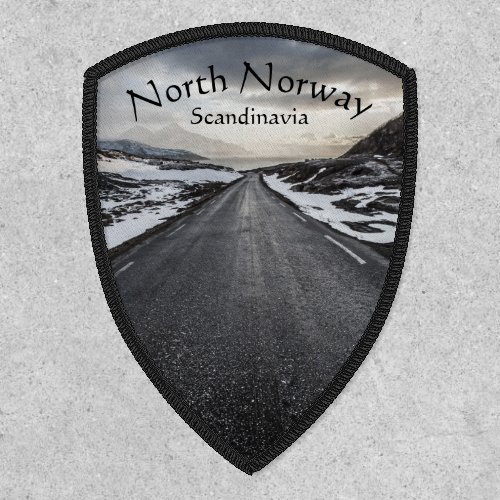 Scenic Road Norway Landscape Photo Patch