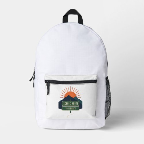 Scenic Route To Liberty Backpack
