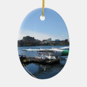 Scenic Seaplane in Victoria Ceramic Ornament