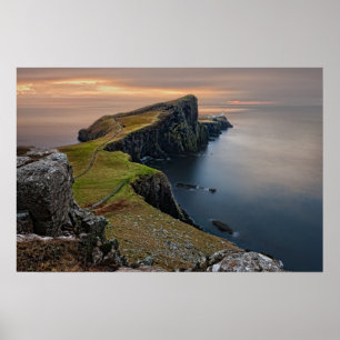 Scenic Seascape from Scotland Poster