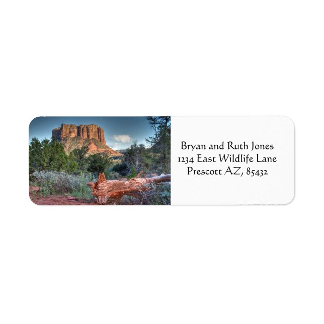 Scenic Sedona Label (Front)
