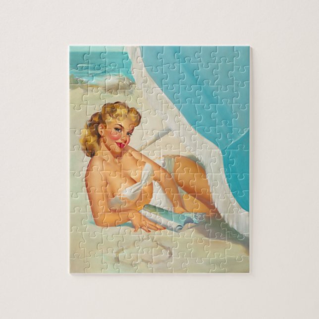 Scenic Shorelines Pin Up Art Jigsaw Puzzle (Vertical)