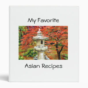 Scenic St Louis Missouri Japanese Garden 3 Ring Binder