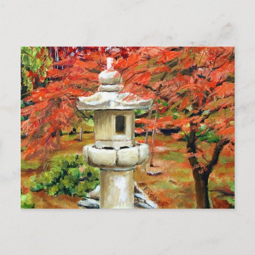 Scenic St Louis Missouri Japanese Garden Postcard