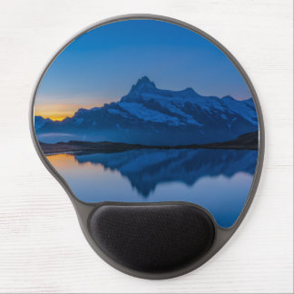 Scenic Sunrise Blue Mountain Reflection Gel Mouse Pad
