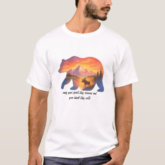 Scenic Sunset Bear T-shirt