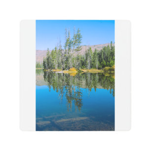 Scenic Sylvan Lake Yellowstone National Park Metal Print