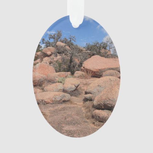 Scenic Texas Enchanted Rock State Natural Area Ornament