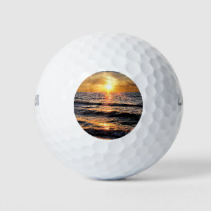 Scenic Tropical Beach Golf Balls
