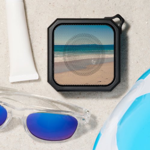 Scenic Turquoise Teal Beach Photo Bluetooth Speaker