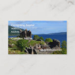 Scenic Urquhart Castle Ruins Business Card