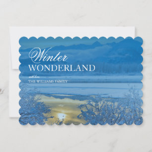 Scenic View of Alaska's Snowy Chilkat River