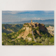 Scenic view of Civita di Bagnoregio Jigsaw Puzzle