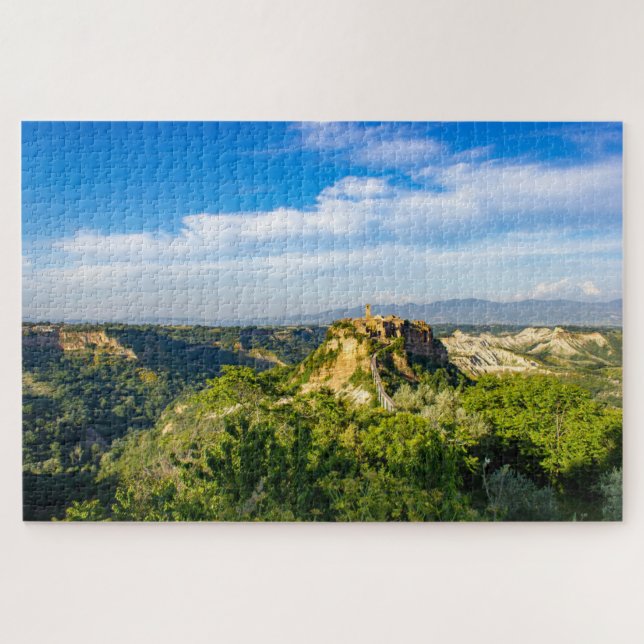 Scenic view of Civita di Bagnoregio Jigsaw Puzzle (Horizontal)