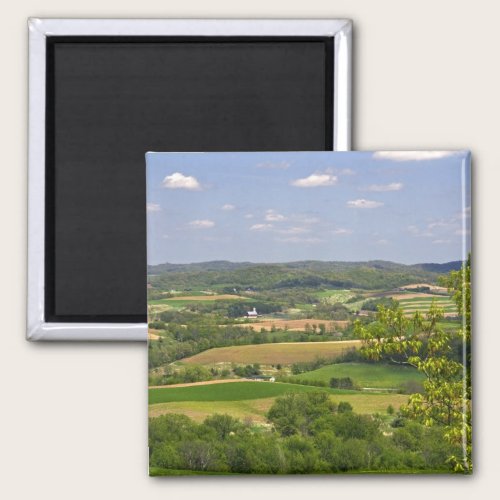 Scenic view of farmland south of Arcadia, 2 Magnet