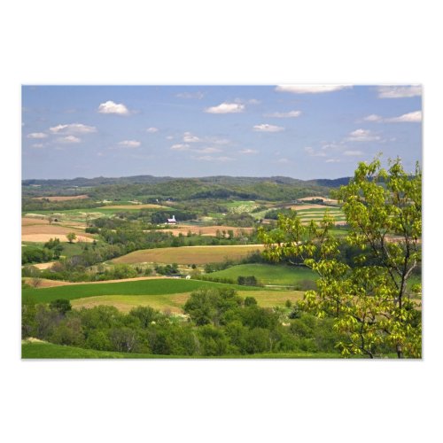 Scenic view of farmland south of Arcadia 2 Photo Print