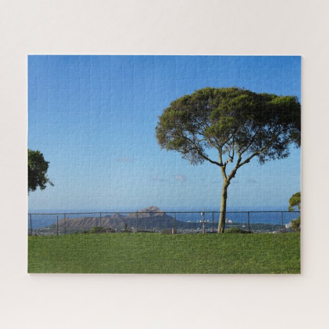 Scenic View of Honolulu Hawaii Jigsaw Puzzle (Horizontal)