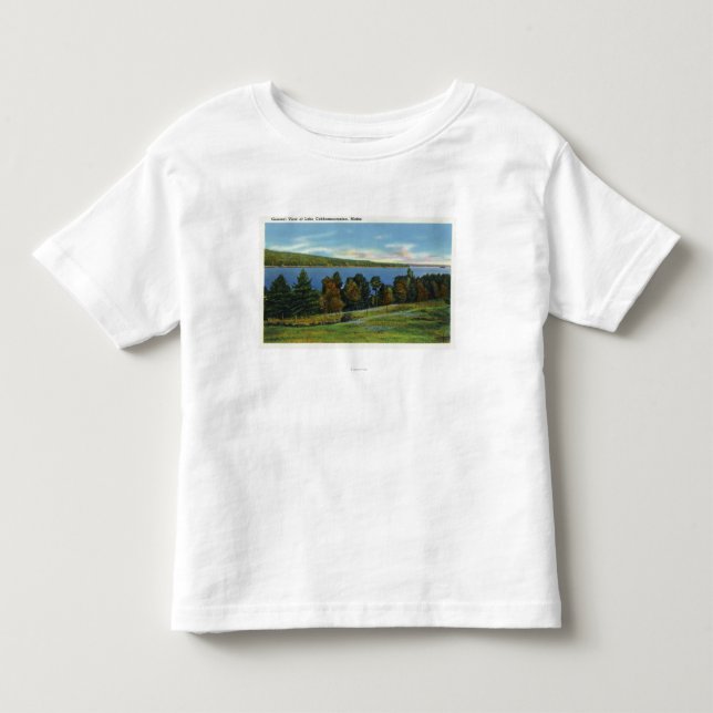Scenic View of Lake Cobbosseecontee Toddler T-shirt (Front)