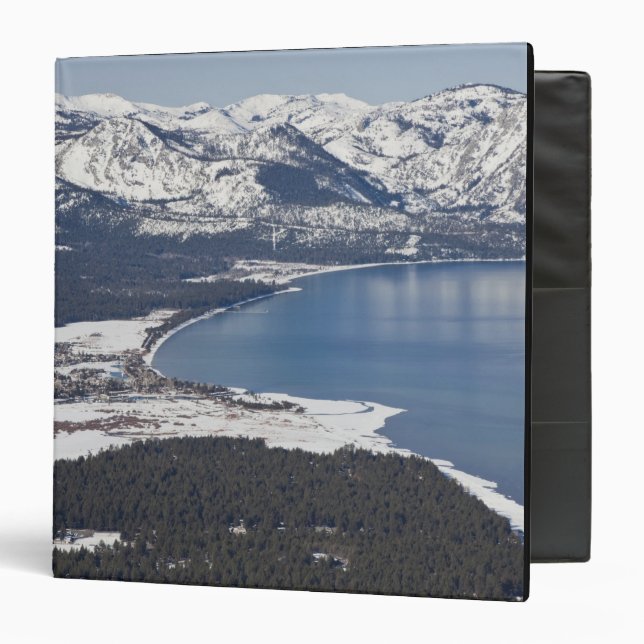 Scenic view of Lake Tahoe, USA 3 Ring Binder (Front/Inside)