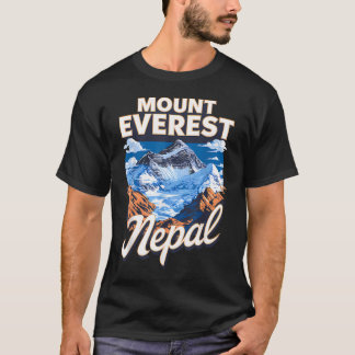 Scenic View Of Mount Everest T-Shirt