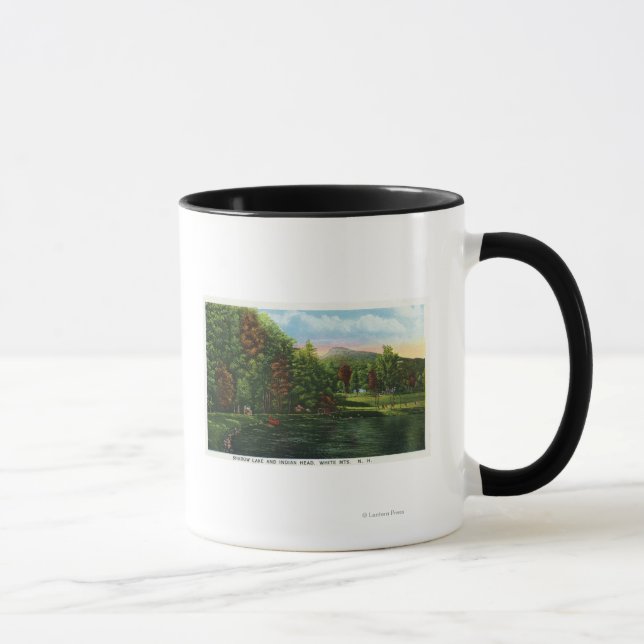 Scenic View of Shadow Lake and Indian Head Mug (Right)