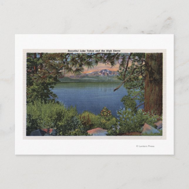 Scenic View of the Lake Postcard (Front)