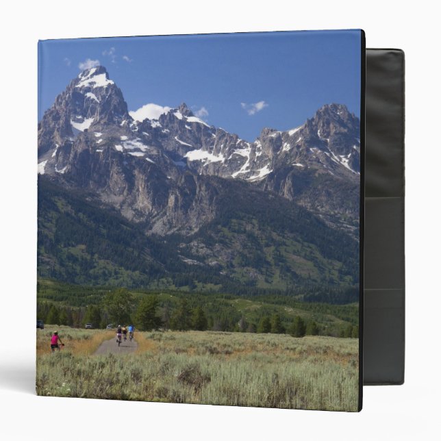 Scenic view of the Teton Range 3 Ring Binder (Front/Inside)