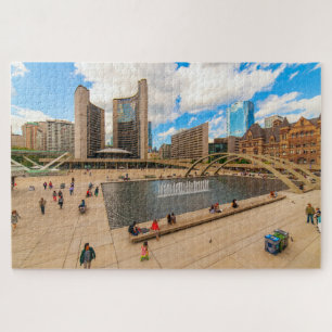 Scenic view of Toronto Municipality, Canada Jigsaw Puzzle