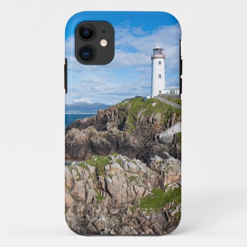 Scenic views of Fanad Head lighthouse Ireland iPhone 11 Case