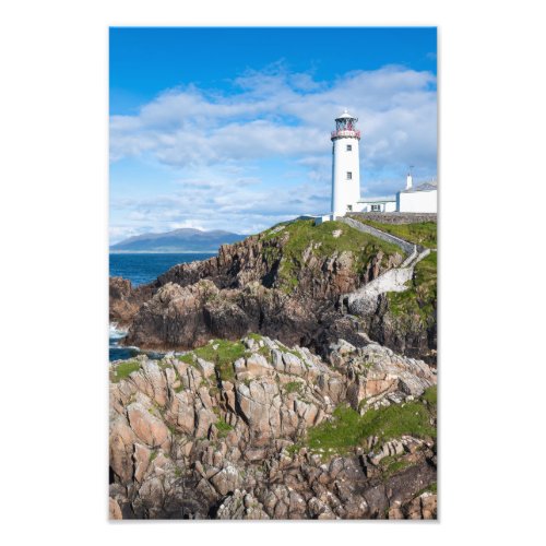 Scenic views of Fanad Head lighthouse Ireland Photo Print