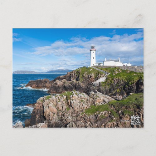 Scenic views of Fanad Head lighthouse Ireland Postcard