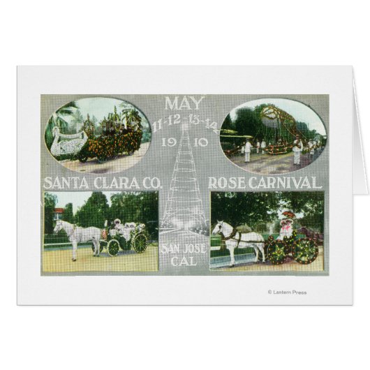 Scenic Views of the Santa Clara Co Rose Cards (Front Horizontal)