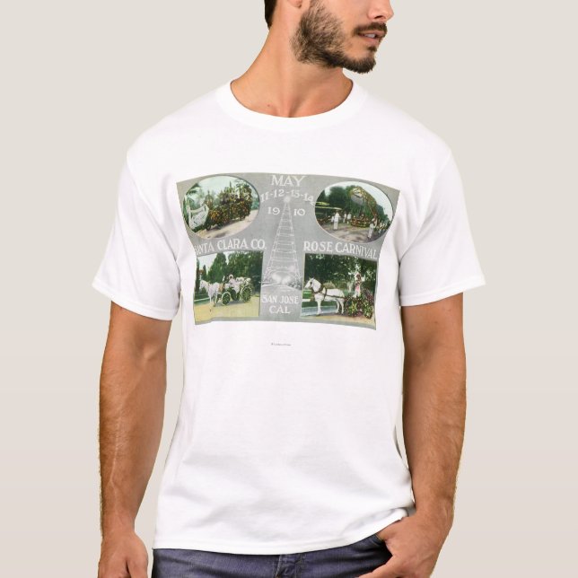Scenic Views of the Santa Clara Co Rose T-Shirt (Front)