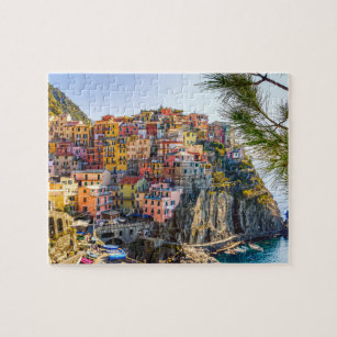 Scenic Village, Cinque Terre, Liguria, Italy Jigsaw Puzzle