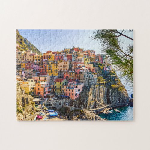 Scenic Village Cinque Terre Liguria Italy Jigsaw Puzzle